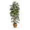 75" Bamboo Artificial Tree in Handmade Natural Jute Planter with Tassels